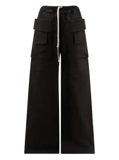 Rick Owens DRKSHDW drawstring-waistband trousers - Black