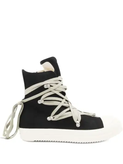 Rick Owens DRKSHDW lace-up hi-top sneakers - Black