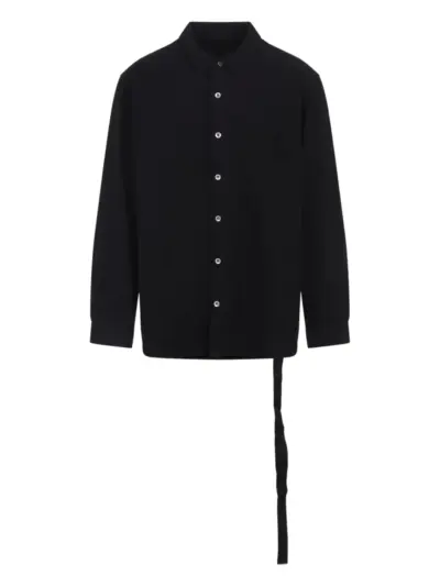 Rick Owens DRKSHDW pocket trailing-tail shirt - Black