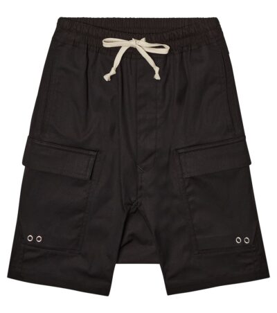Rick Owens Kids Pods cotton cargo shorts