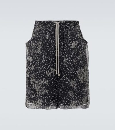Rick Owens Lido silk shorts