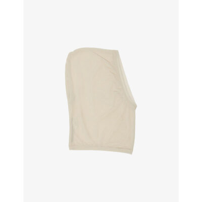 Rick Owens Mens Rick Owens Distressed V-Neck Knitted Wool Bodysuit