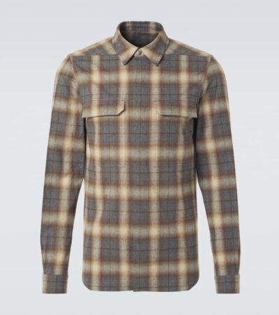 Rick Owens Plaid cotton shirt