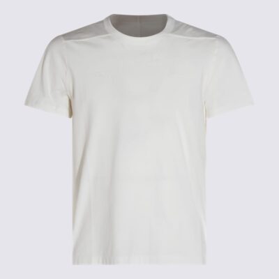 Rick Owens White Cotton Shot Level T T-shirt