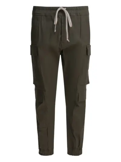 Rick Owens drawstring cargo trousers - Green