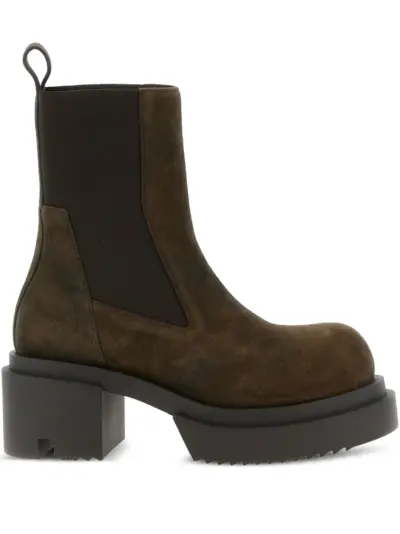 Rick Owens elastic-strap platform boots - Brown
