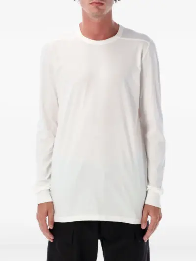 Rick Owens long-sleeve cotton T-shirt - White