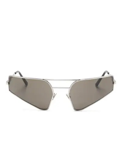 Rick Owens oversize-frame sunglasses - Silver