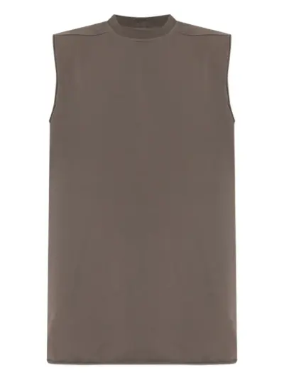 Rick Owens raw-edge sleeveless vest - Brown