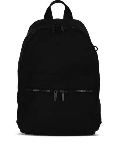 Rick Owens zip-up backpack - Black