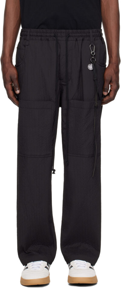 Song for the Mute Black Patch Pocket Trousers