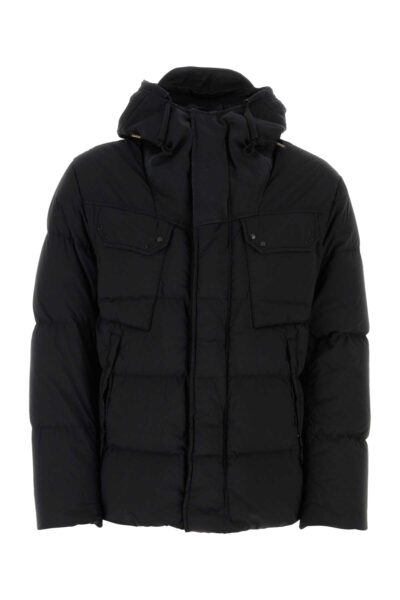 Ten C Black Nylon Grays Down Jacket