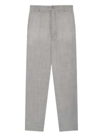 The Elder Statesman pashmina norm trousers - Grey