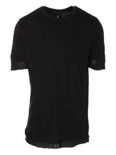Thom Krom raw-edge crew-neck T-shirt - Black