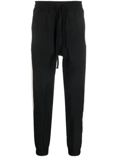 Thom Krom side stripe detail track pants - Black