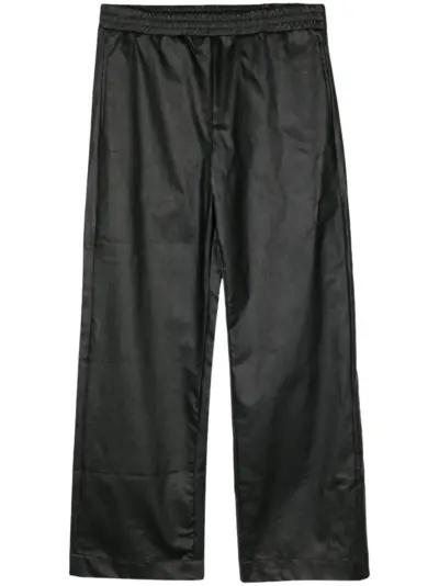 Walter Van Beirendonck graphic-print elasticated-waist trousers - Black