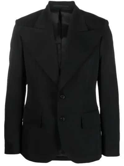 Walter Van Beirendonck single-breasted tailored blazer - Black