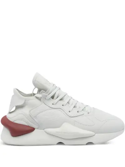 Y-3 Kaiwa leather sneakers - White