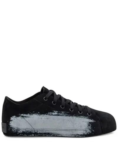 Y-3 Nizzastar LQ paint-splatter sneakers - Black