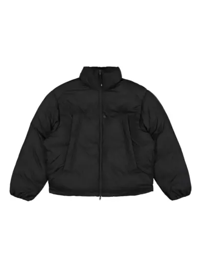 Y-3 high-neck puffer jacket - Black