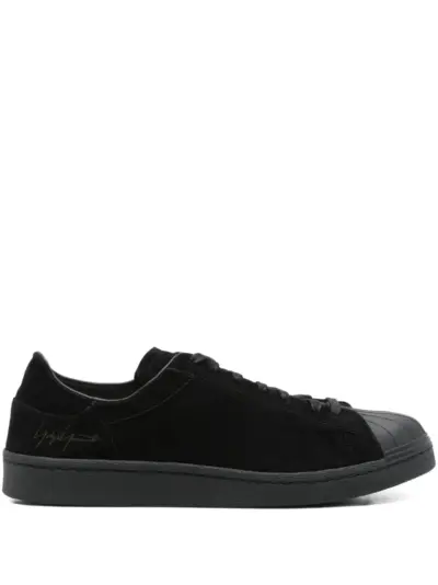 Y-3 suede leather sneakers - Black