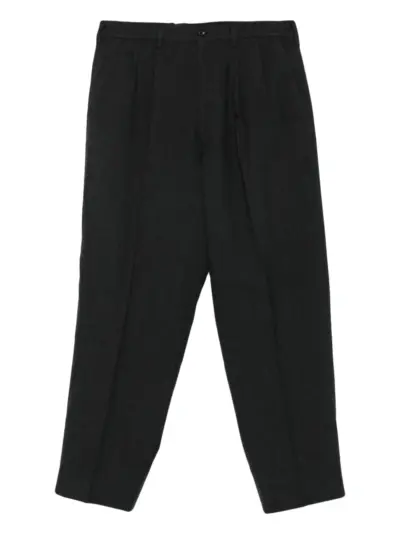 Yohji Yamamoto Pre-Owned 1990s pleated wool trousers - Grey