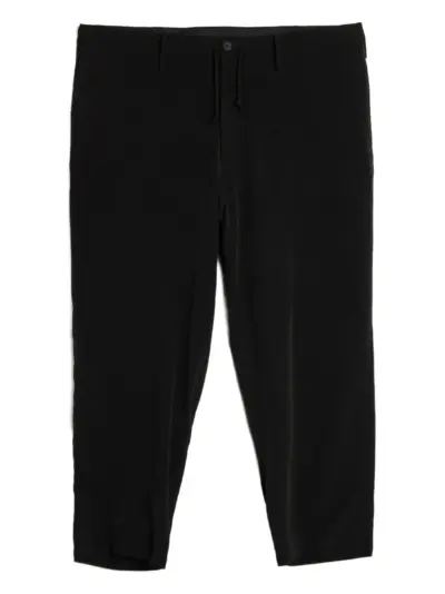 Yohji Yamamoto drawstring trousers - Black