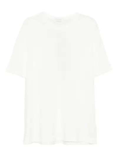 Yohji Yamamoto short-sleeve cotton T-shirt - White