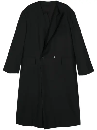 marina yee wool coat - Black