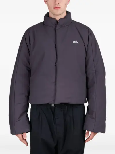 032c Trapeze padded jacket - Purple