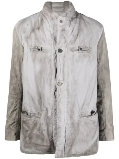 11 By Boris Bidjan Saberi button-up jacket - Grey