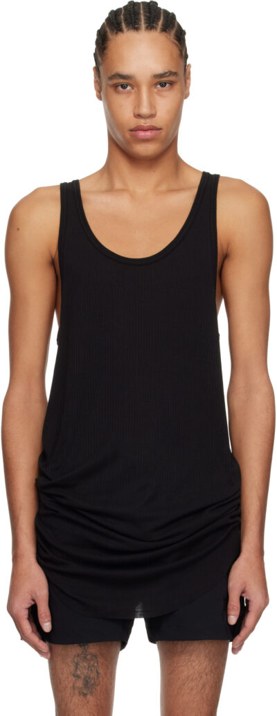11 by Boris Bidjan Saberi Black T1B Tank Top