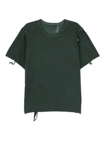 69 BY ISAAC SELLAM cold dye T-shirt - Green