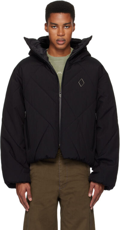 A-COLD-WALL* Black Shiro Hooded Puffer Jacket