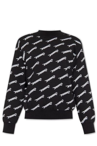 AMBUSH Embroidered Stretch Wool Blend Sweater
