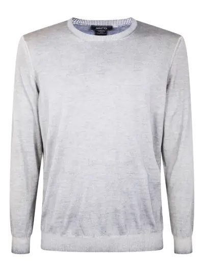 Avant Toi crew-neck cashmere sweater - Grey