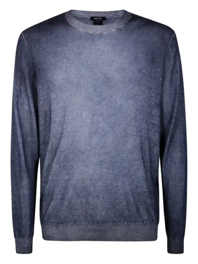 Avant Toi crew-neck wool sweater - Blue