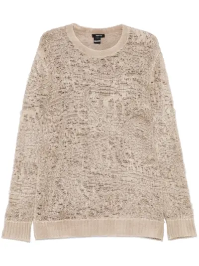Avant Toi jacquard sweater - Neutrals