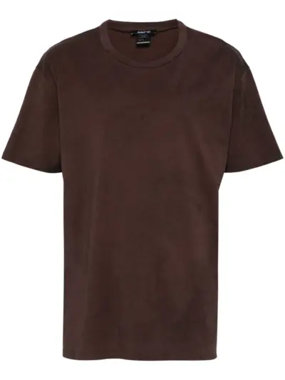 Avant Toi marbled-effect T-shirt - Brown