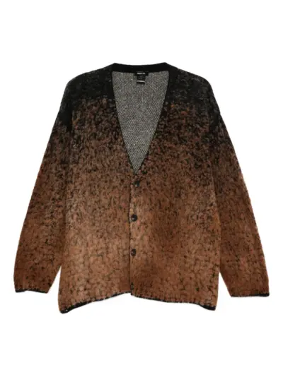 Avant Toi ombré speckled cardigan - Brown