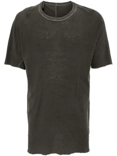 Boris Bidjan Saberi crew-neck T-shirt - Grey
