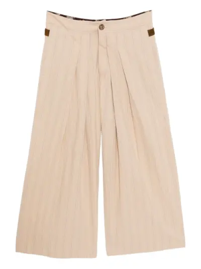 COMMUNS striped trousers - Neutrals