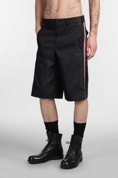 Comme Des Garçons Homme Plus Shorts In Black Polyester
