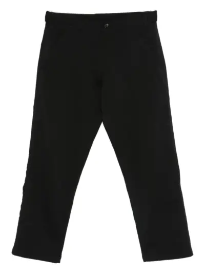 Comme Des Garçons Shirt button-fastening patch-pocket pants - Black