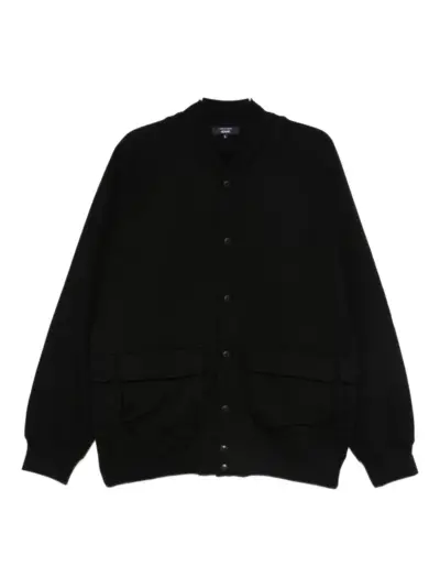 Comme des Garçons Homme button-fastening pocket jacket - Black