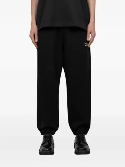 Comme des Garçons Homme logo track pants - Black