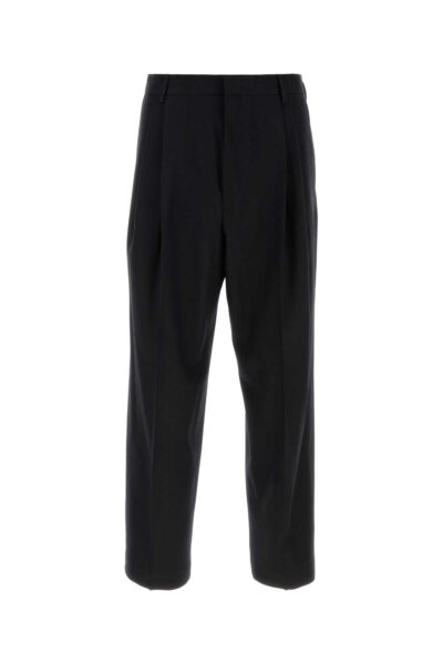 Dries Van Noten Black Wool Pant