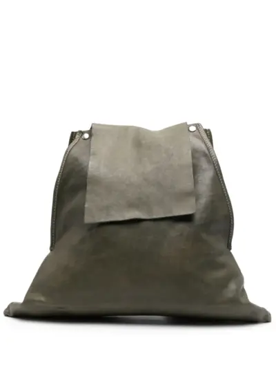 Guidi leather backpack - Green