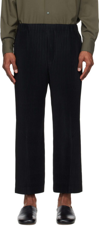 HOMME PLISSÉ ISSEY MIYAKE Black Monthly Color April Trousers