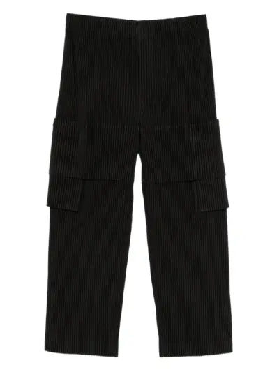Homme Plissé Issey Miyake multi-pocket trousers - Black